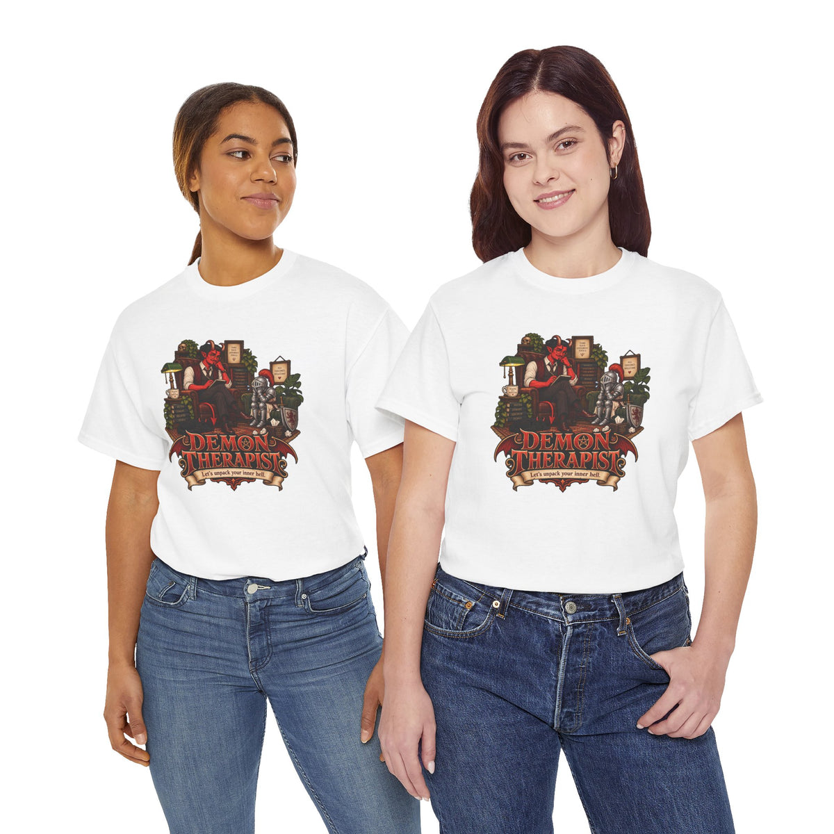 Demon Therapist T-Shirt | Lustiges Geschenk für Therapeuten