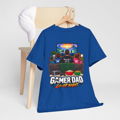 Gamer Dad Co-op Night T-Shirt | Geschenk für Papa von den Kindern