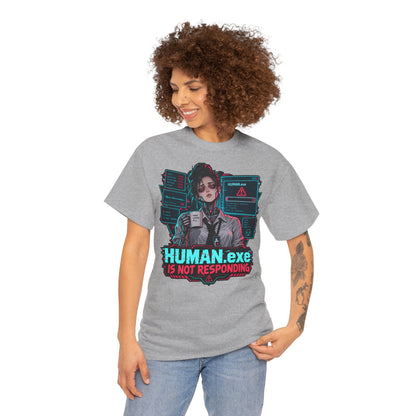 HUMAN.exe T-Shirt | Lustiges Geschenk für Büro und Kollegen
