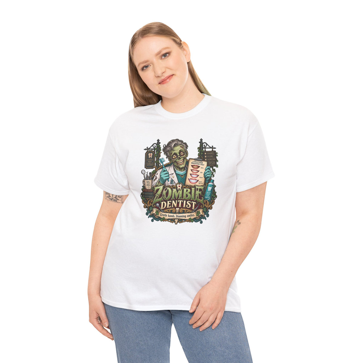 Zombie Dentist T-Shirt | Lustiges Geschenk für Zahnärzte