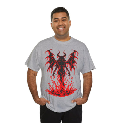 Crimson Succubus T-Shirt | Dämonin für Gothic und Halloween