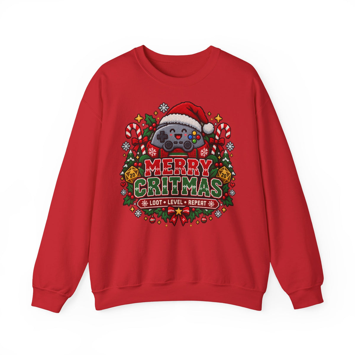 Merry Critmas Weihnachtspullover | Geschenk für Gamer