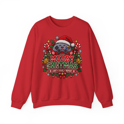 Merry Critmas Weihnachtspullover | Geschenk für Gamer
