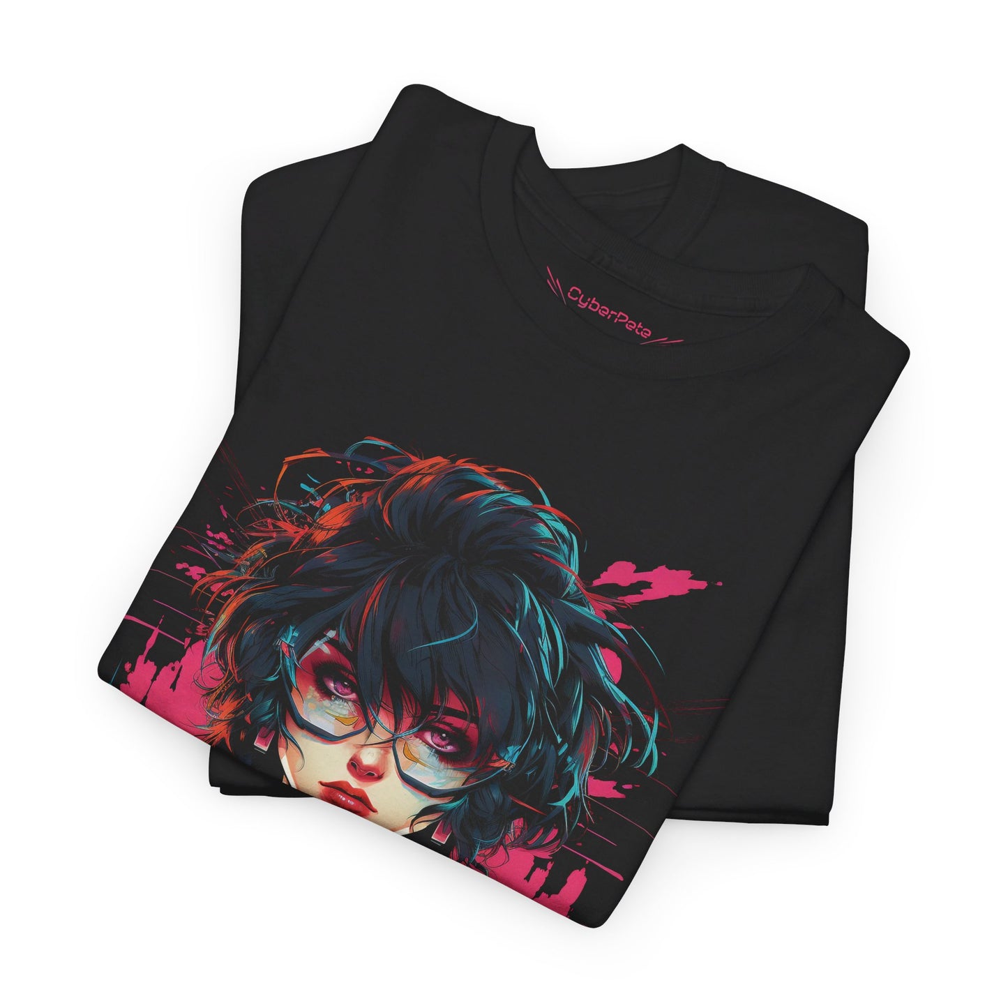 Retro Cyberpunk Anime Girl T-Shirt | T-Shirt für Cyberpunk und Anime Fans