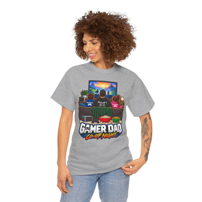 Gamer Dad Co-op Night T-Shirt | Geschenk für Papa von den Kindern