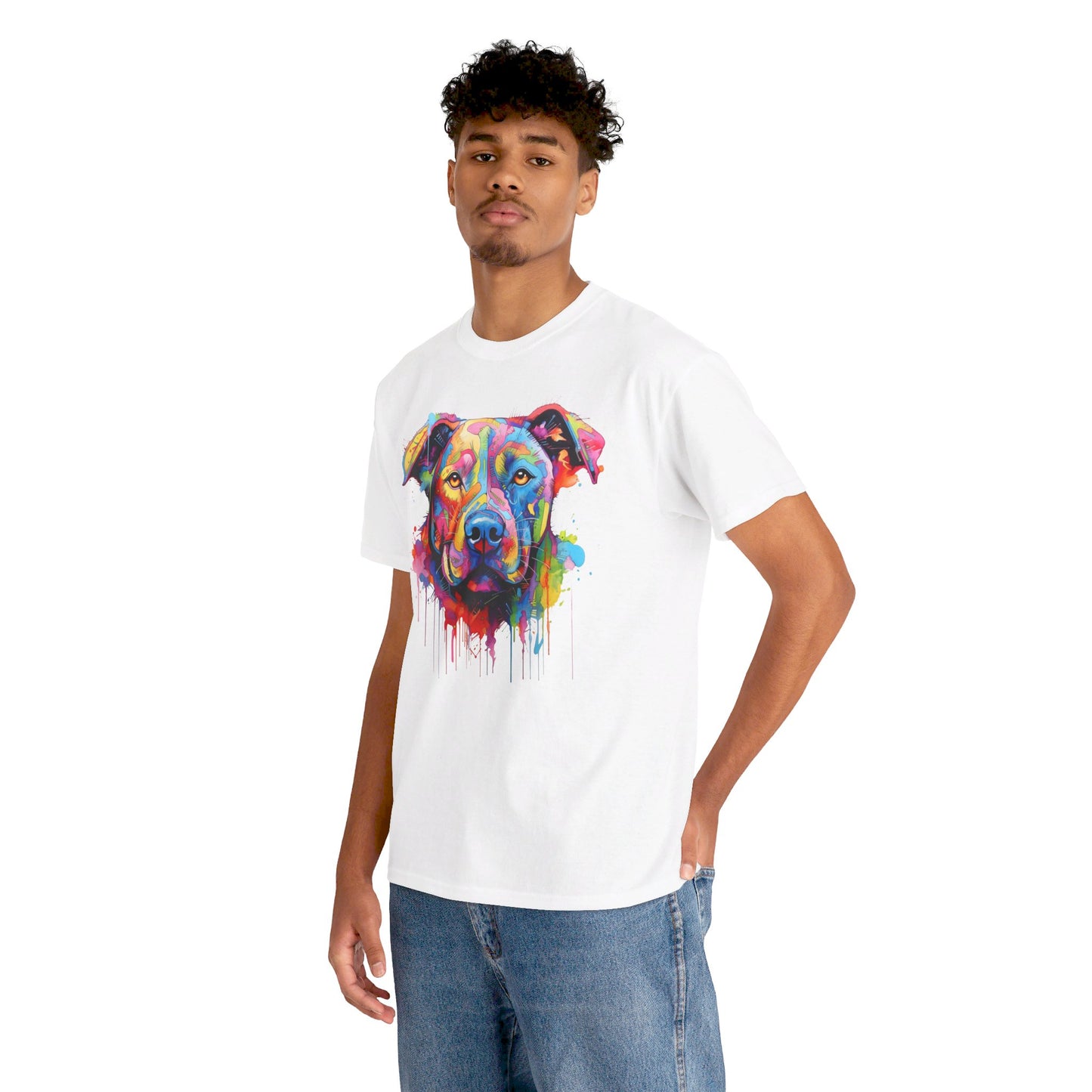 Graffiti Pitbull T-Shirt | T-Shirt für Street Art und Hunde Fans