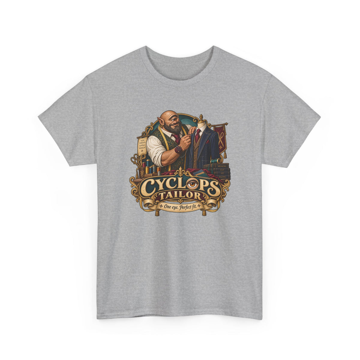 Cyclops Tailor T-Shirt | Lustiges Geschenk für Schneider und Nähfans