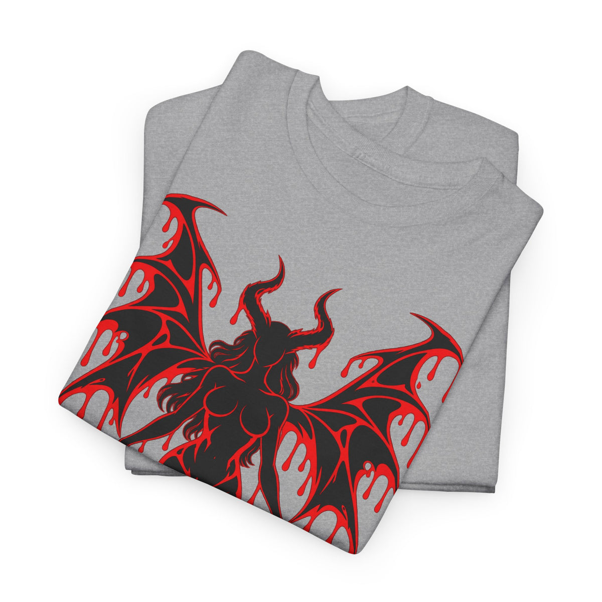 Crimson Succubus T-Shirt | Dämonin für Gothic und Halloween