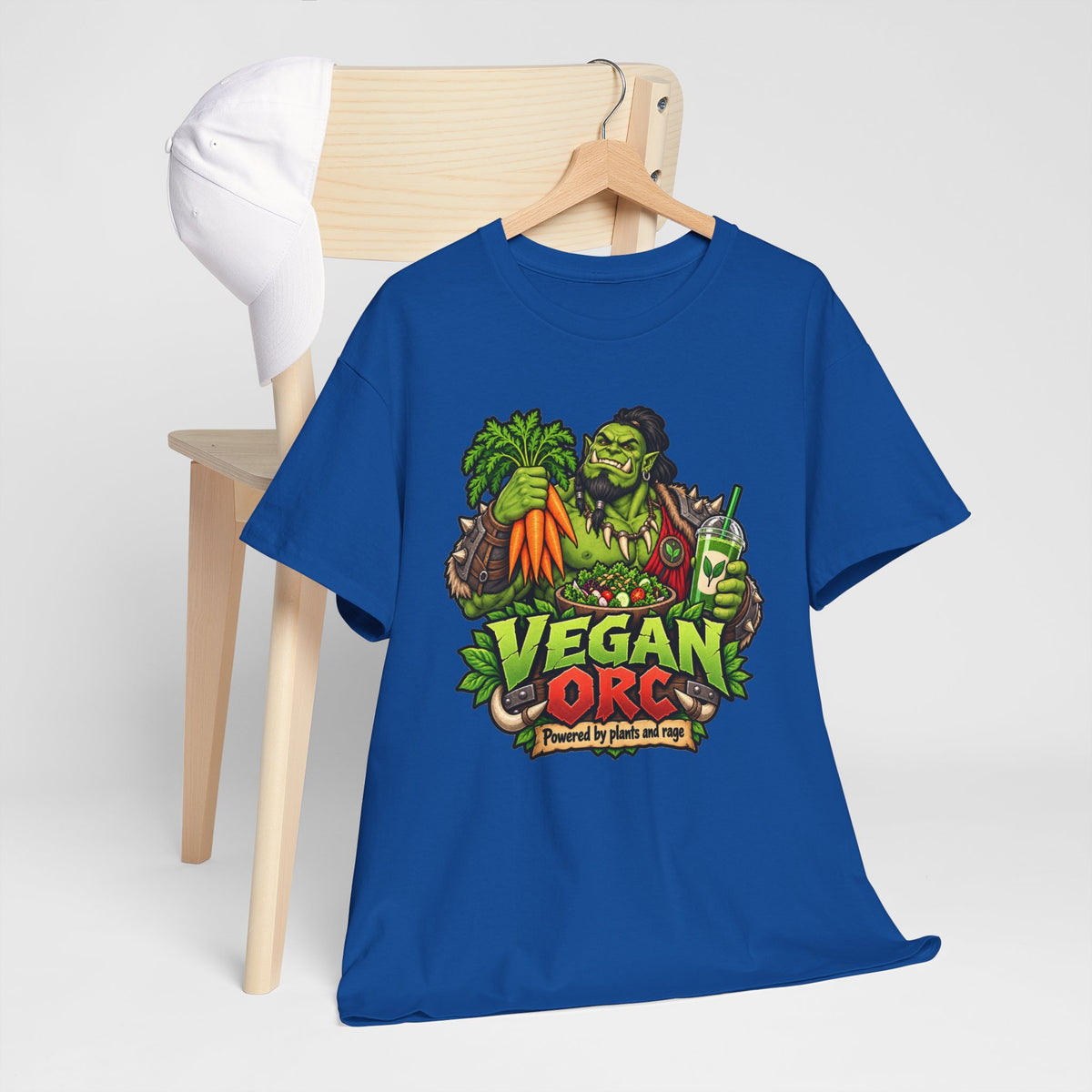 Vegan Orc T-Shirt | Geschenk für Veganer und Kraftsportler
