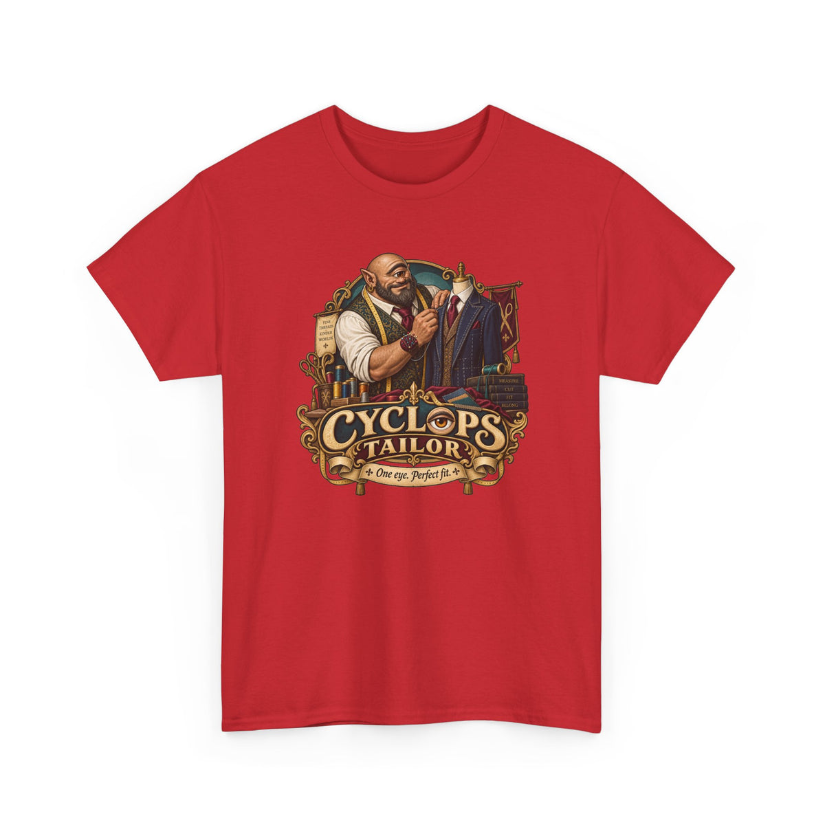 Cyclops Tailor T-Shirt | Lustiges Geschenk für Schneider und Nähfans