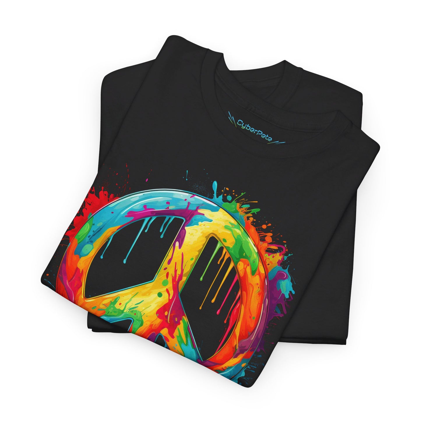 Regenbogen Peace T-Shirt | T-Shirt für Graffiti Fans und Friedensbotschafter