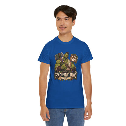 Pacifist Orc T-Shirt | Lustiges Fantasy Shirt mit friedlichem Ork