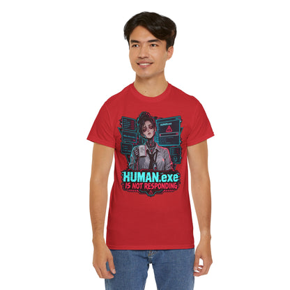 HUMAN.exe T-Shirt | Lustiges Geschenk für Büro und Kollegen