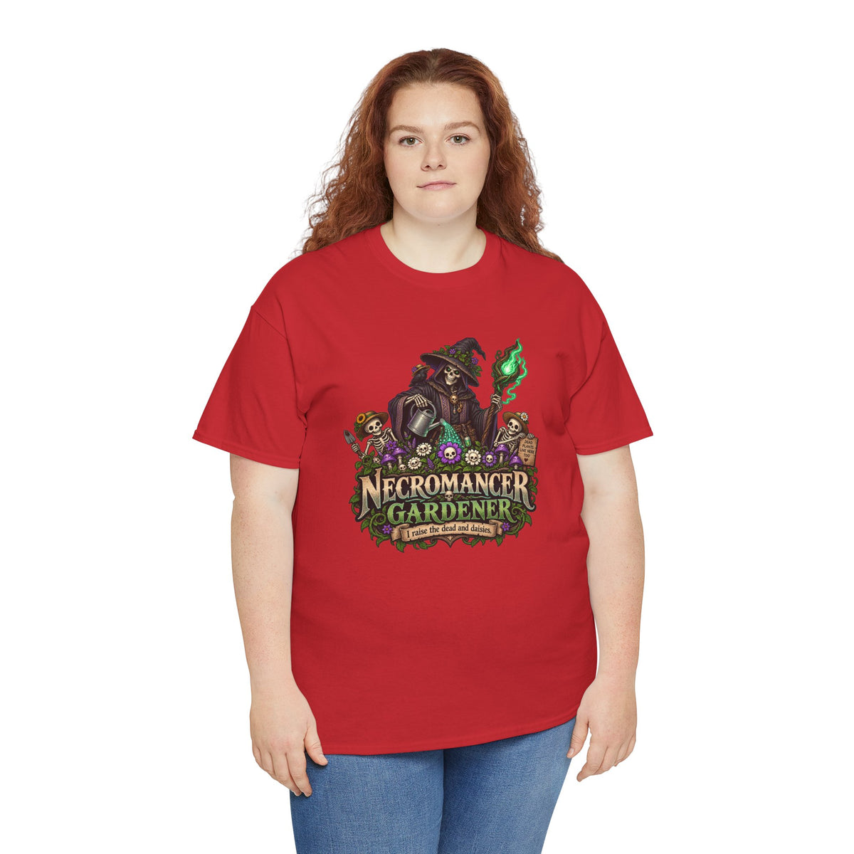Necromancer Gardener T-Shirt | Lustiges Garten Shirt für Fantasy Fans