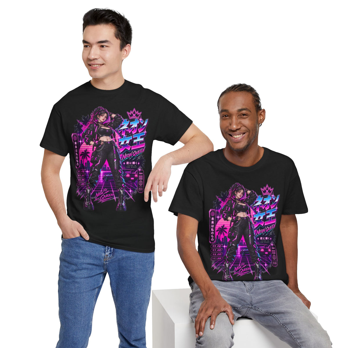 Neon Queen 1984 T-Shirt | 80er-Geschenk für Synthwave-Fans