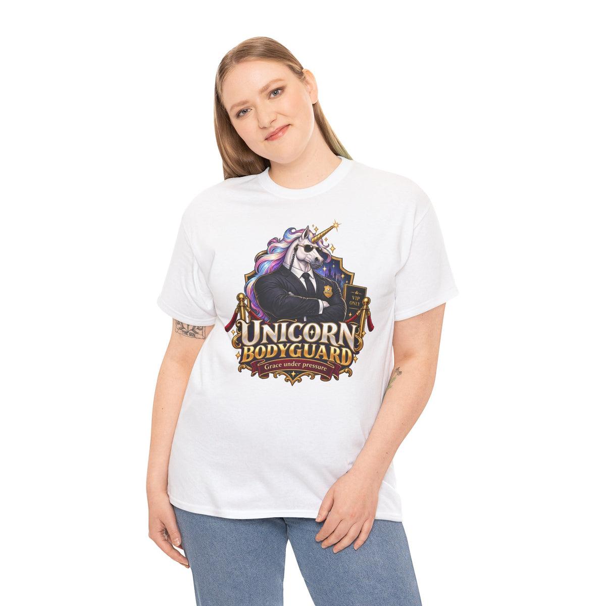 Unicorn Bodyguard T-Shirt | Geschenk für Security und Türsteher
