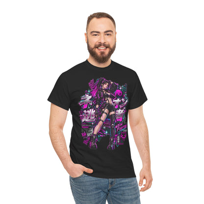 Neon Fugitive T-Shirt | Synthwave-Geschenk für Retrowave-Fans