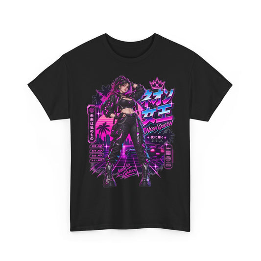Neon Queen 1984 T-Shirt | 80er-Geschenk für Synthwave-Fans
