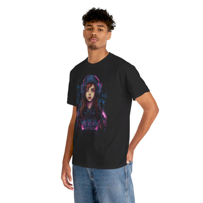 Cyber Girl T-Shirt | T-Shirt für Gamer und Cyberpunk Fans