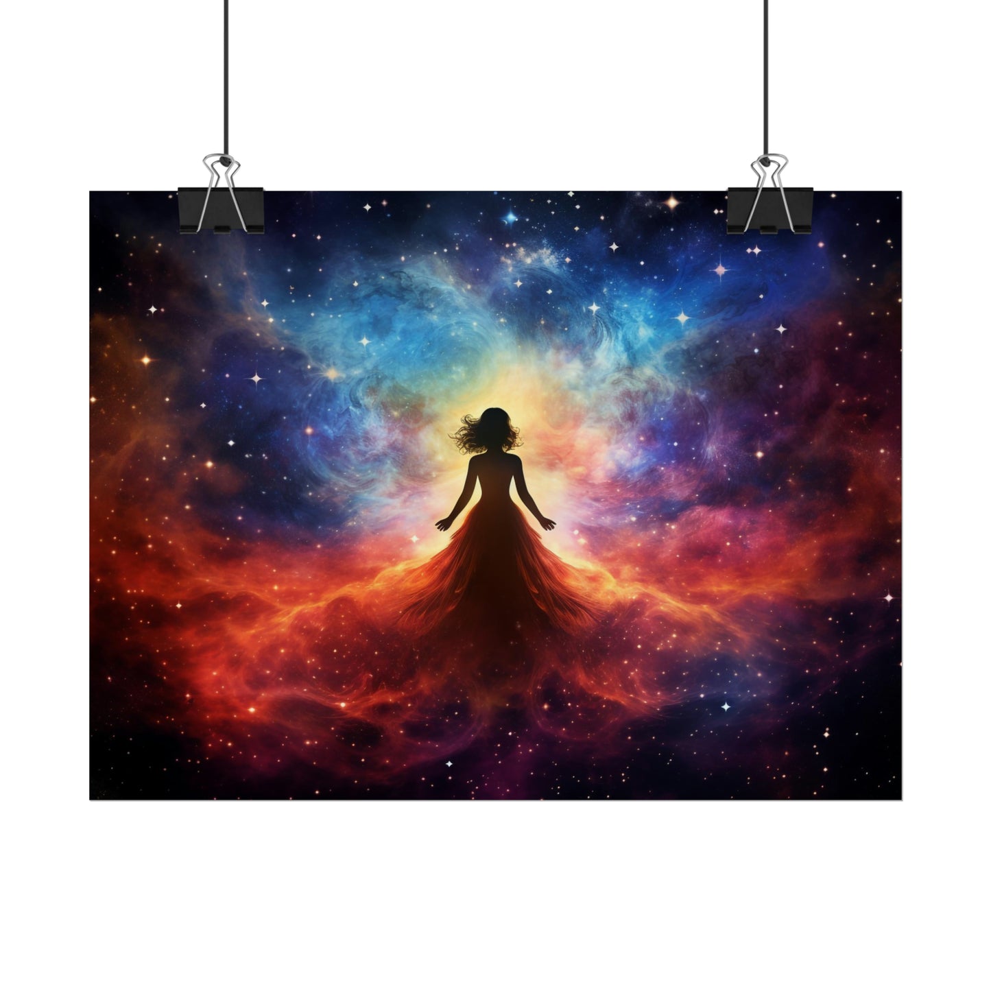 Sternenstaub Kleid | Poster für Sci-Fi und Weltraum Fans