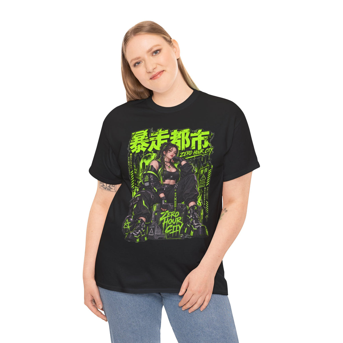 Zero Hour City T-Shirt | Streetwear-Geschenk für Techwear-Fans