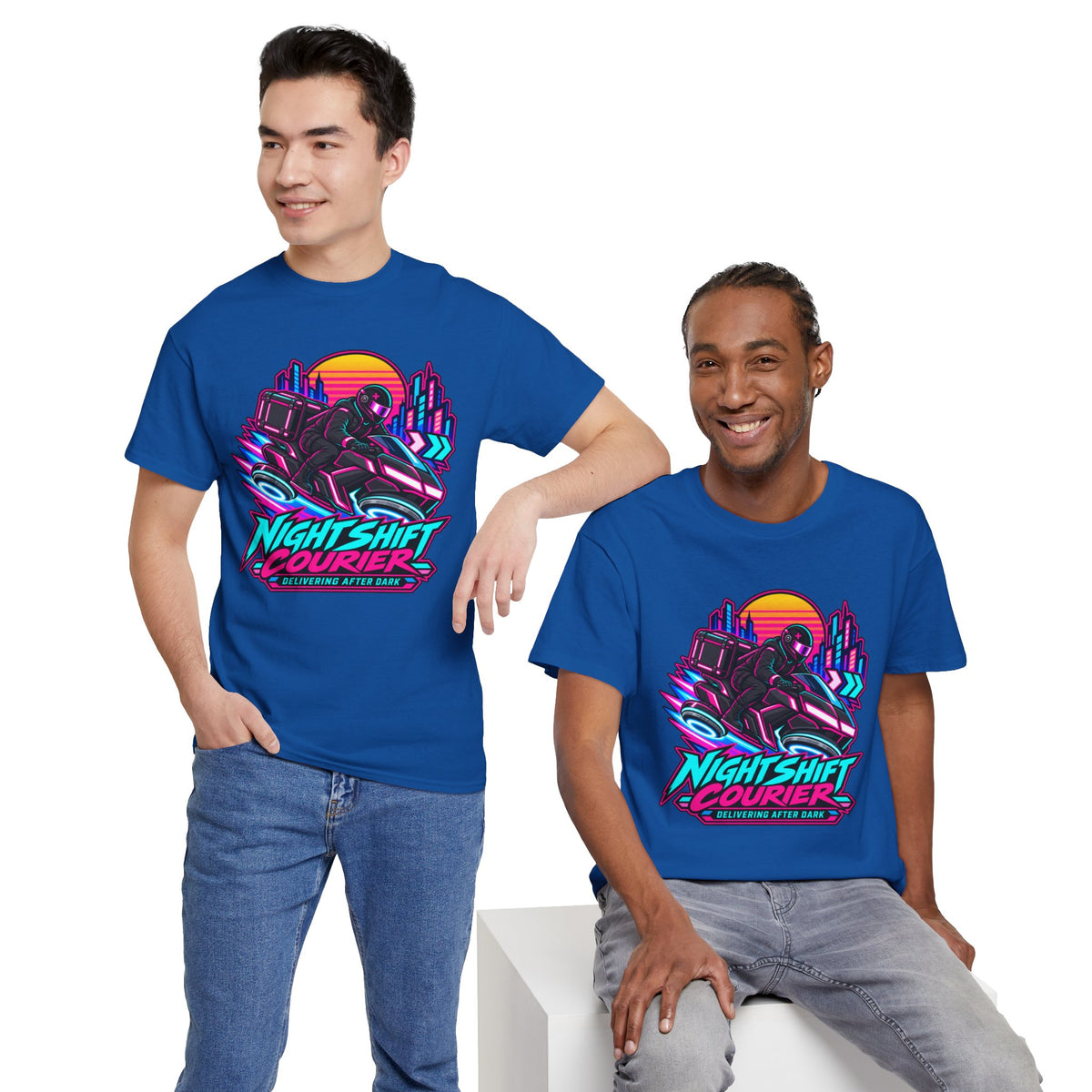 Nightshift Courier T-Shirt | Geschenk für Kuriere und Lieferfahrer