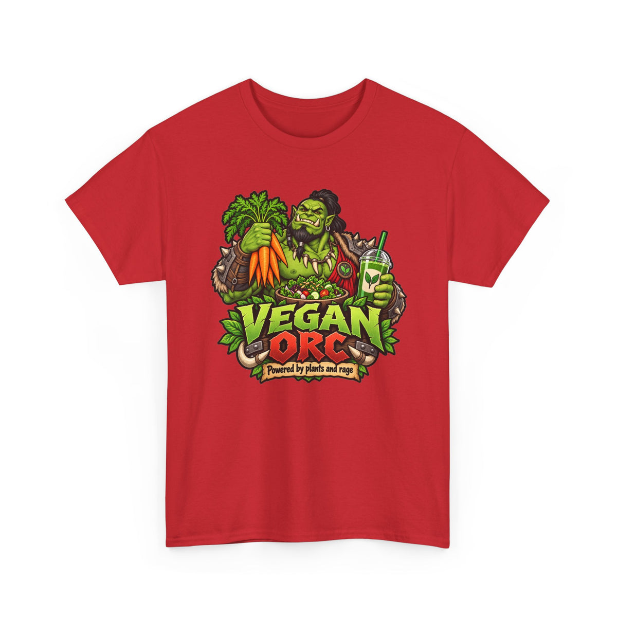 Vegan Orc T-Shirt | Geschenk für Veganer und Kraftsportler