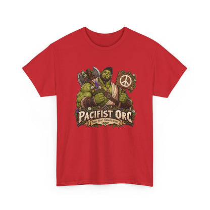 Pacifist Orc T-Shirt | Lustiges Fantasy Shirt mit friedlichem Ork