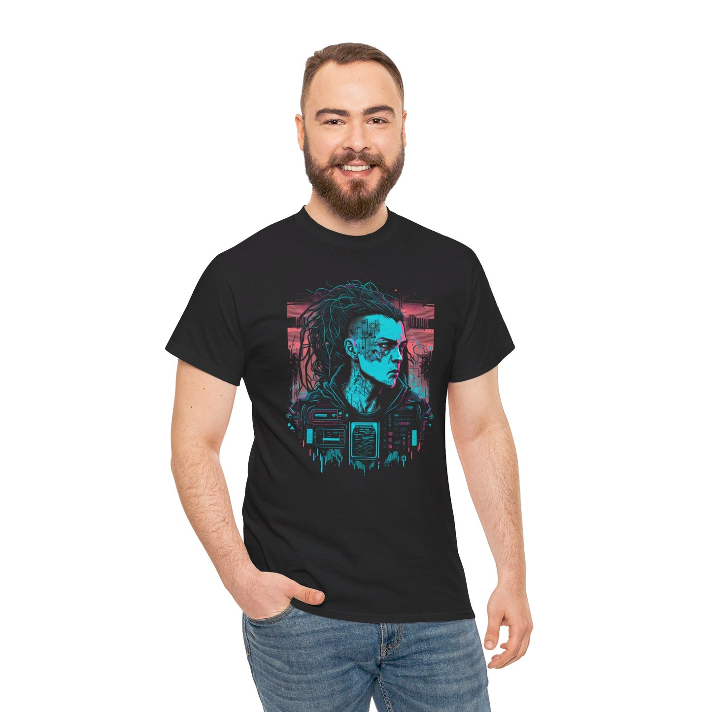 Punk T-Shirt | T-Shirt für Gamer und Cyberpunk Fans