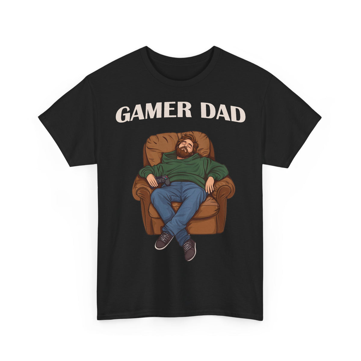 GAMER DAD T-Shirt Retro | Lustiges Geschenk für Zocker-Väter