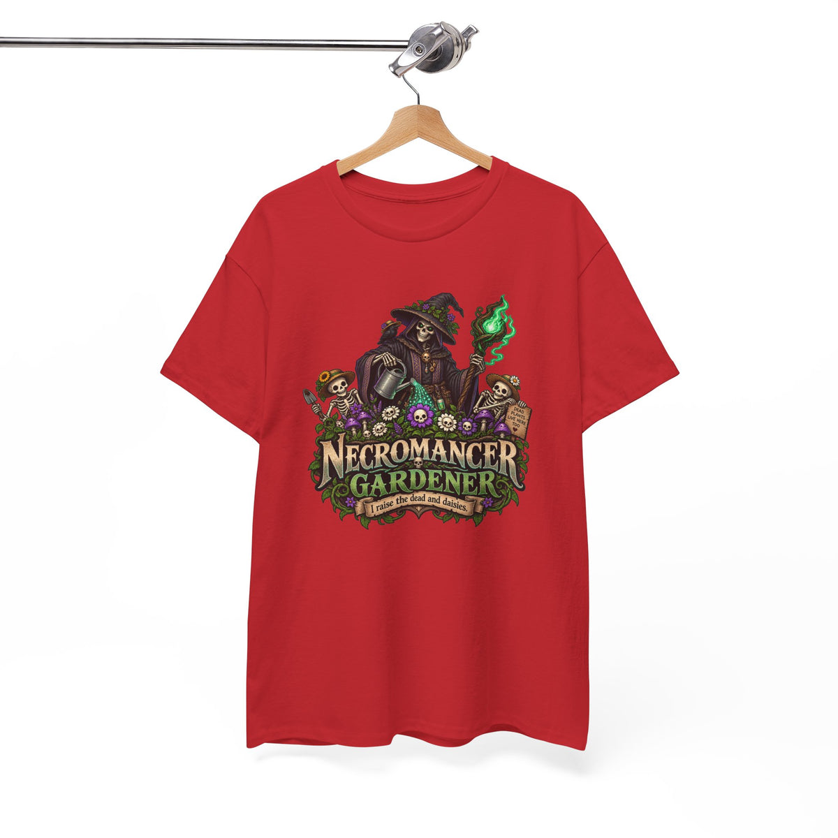 Necromancer Gardener T-Shirt | Lustiges Garten Shirt für Fantasy Fans