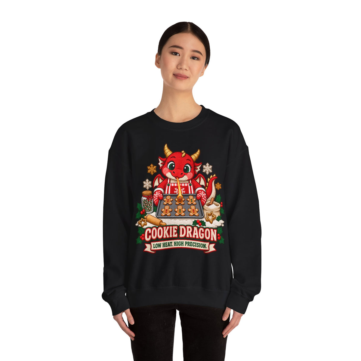 Cookie Dragon Weihnachtspullover | Geschenk für Hobbybäcker