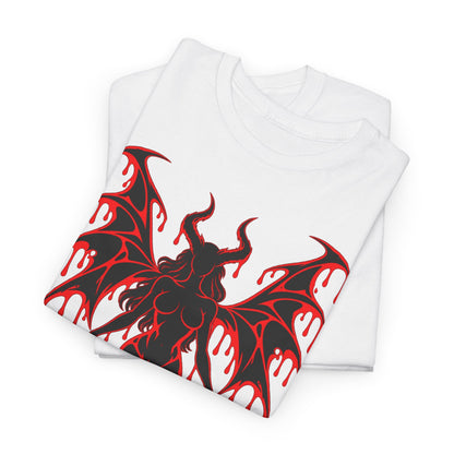 Crimson Succubus T-Shirt | Dämonin für Gothic und Halloween