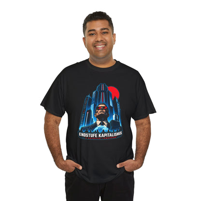 Endstufe Kapitalismus T-Shirt | Dystopie-Satire für Cyberpunk-Fans