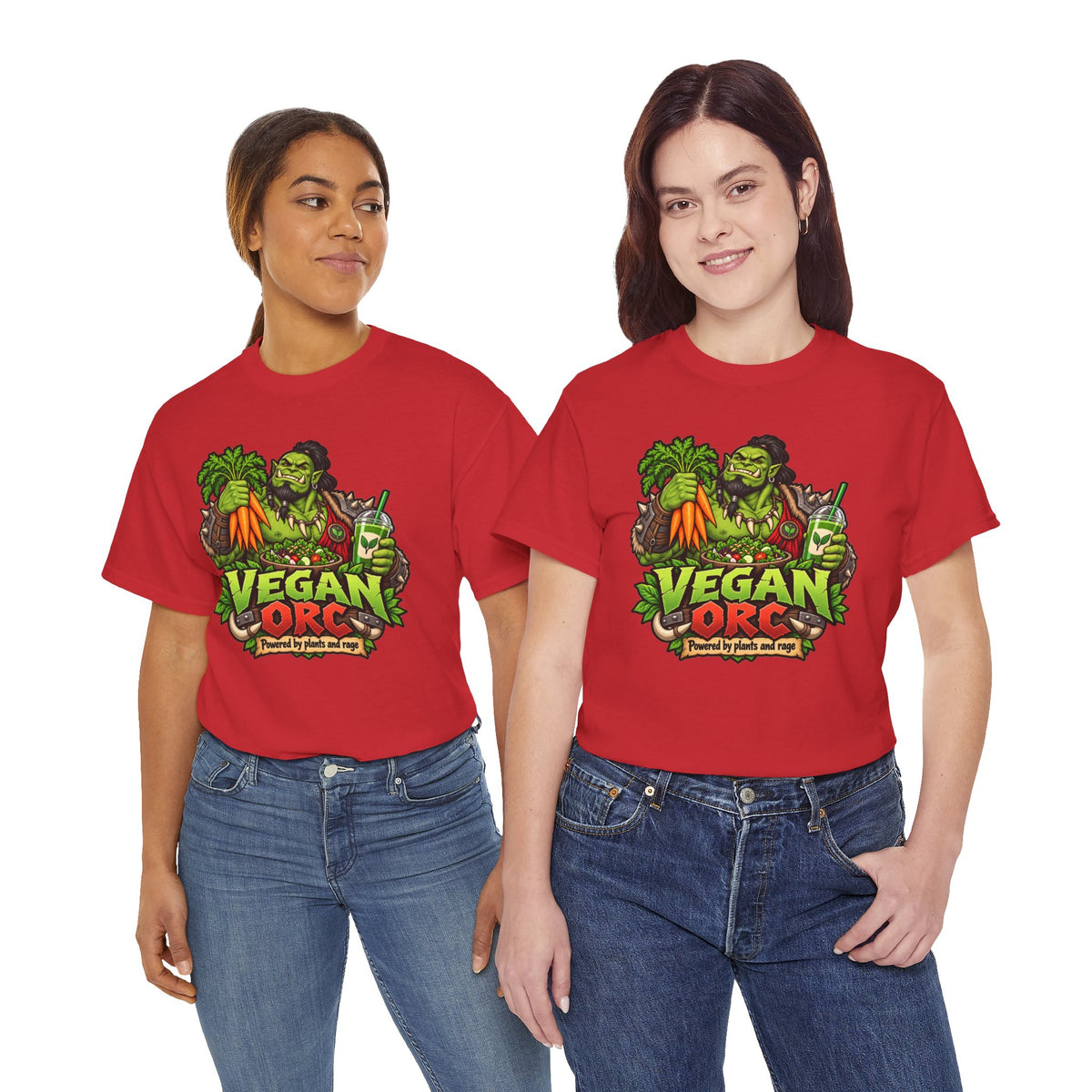 Vegan Orc T-Shirt | Geschenk für Veganer und Kraftsportler