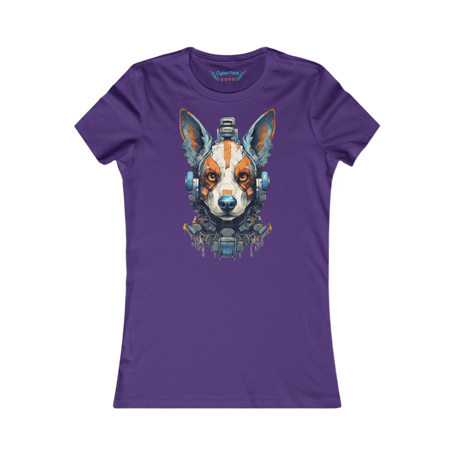 Roboter Hund T-Shirt | Sci-Fi T-Shirt für Frauen