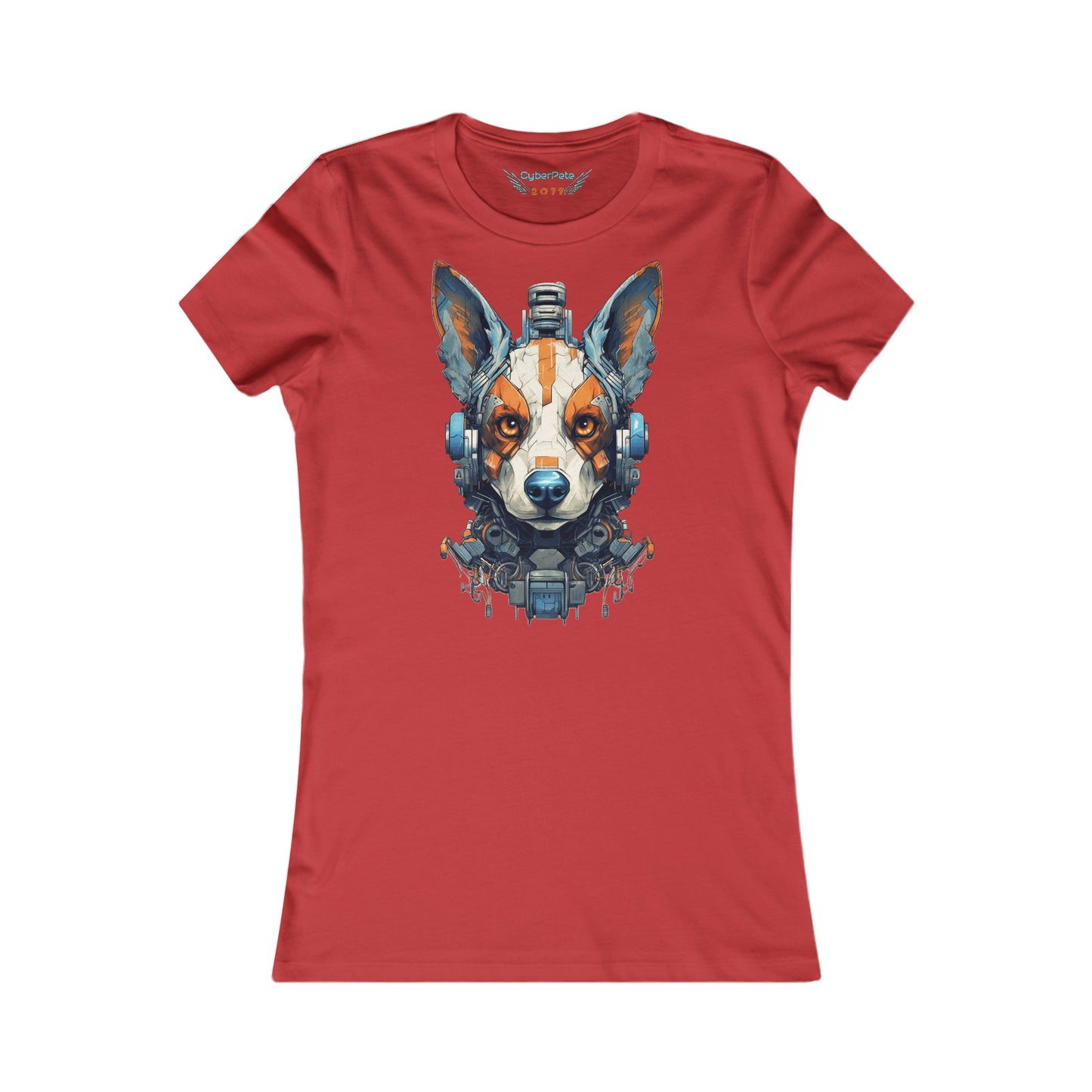 Roboter Hund T-Shirt | Sci-Fi T-Shirt für Frauen