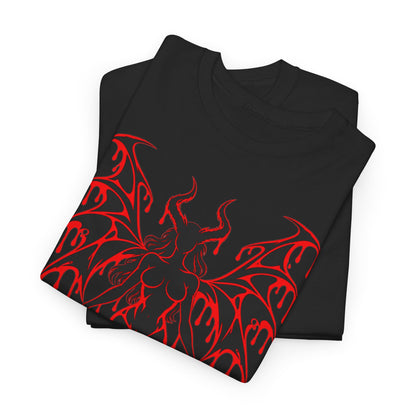 Crimson Succubus T-Shirt | Dämonin für Gothic und Halloween