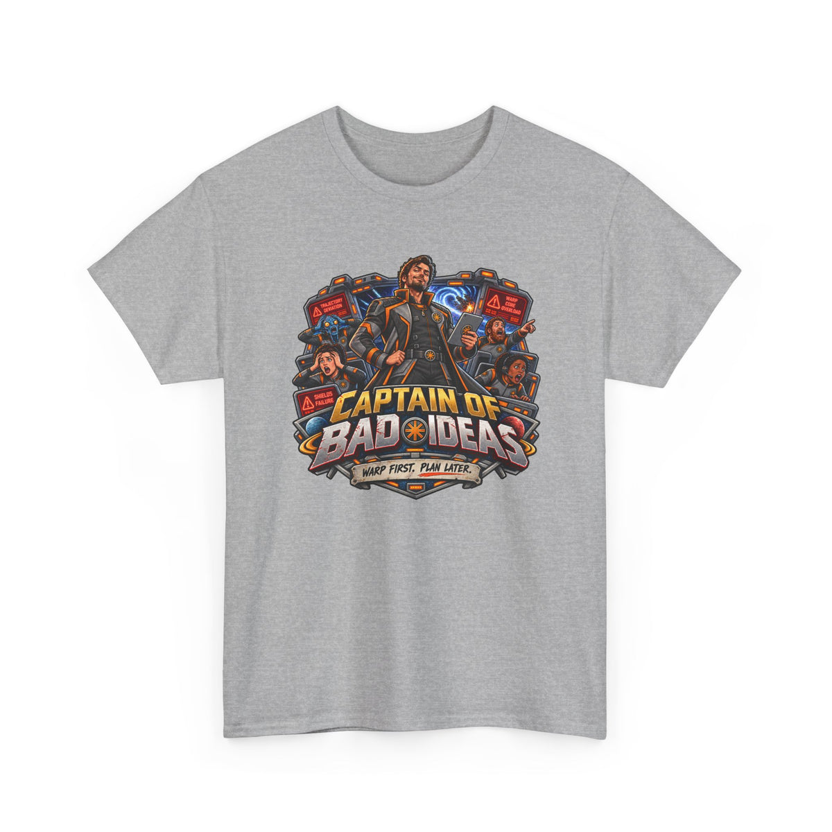 Captain of Bad Ideas T-Shirt | Geschenk für Chefs und Teamleiter