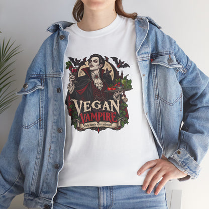 Vegan Vampire T-Shirt | Lustiges Veganer Shirt mit Vampir