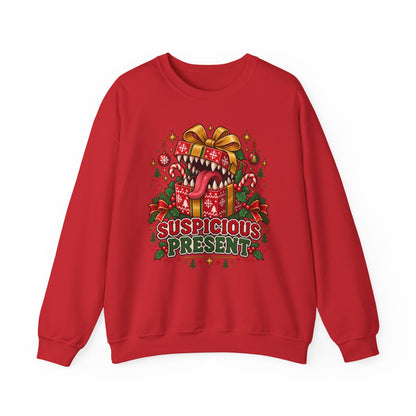 Suspicious Present Weihnachtspullover | Geschenk für Rollenspieler