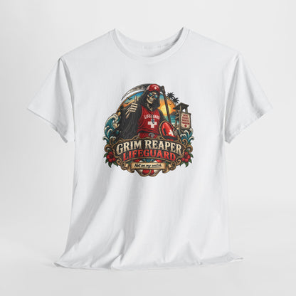 Grim Reaper Lifeguard T-Shirt | Lustiges Shirt für Rettungsschwimmer
