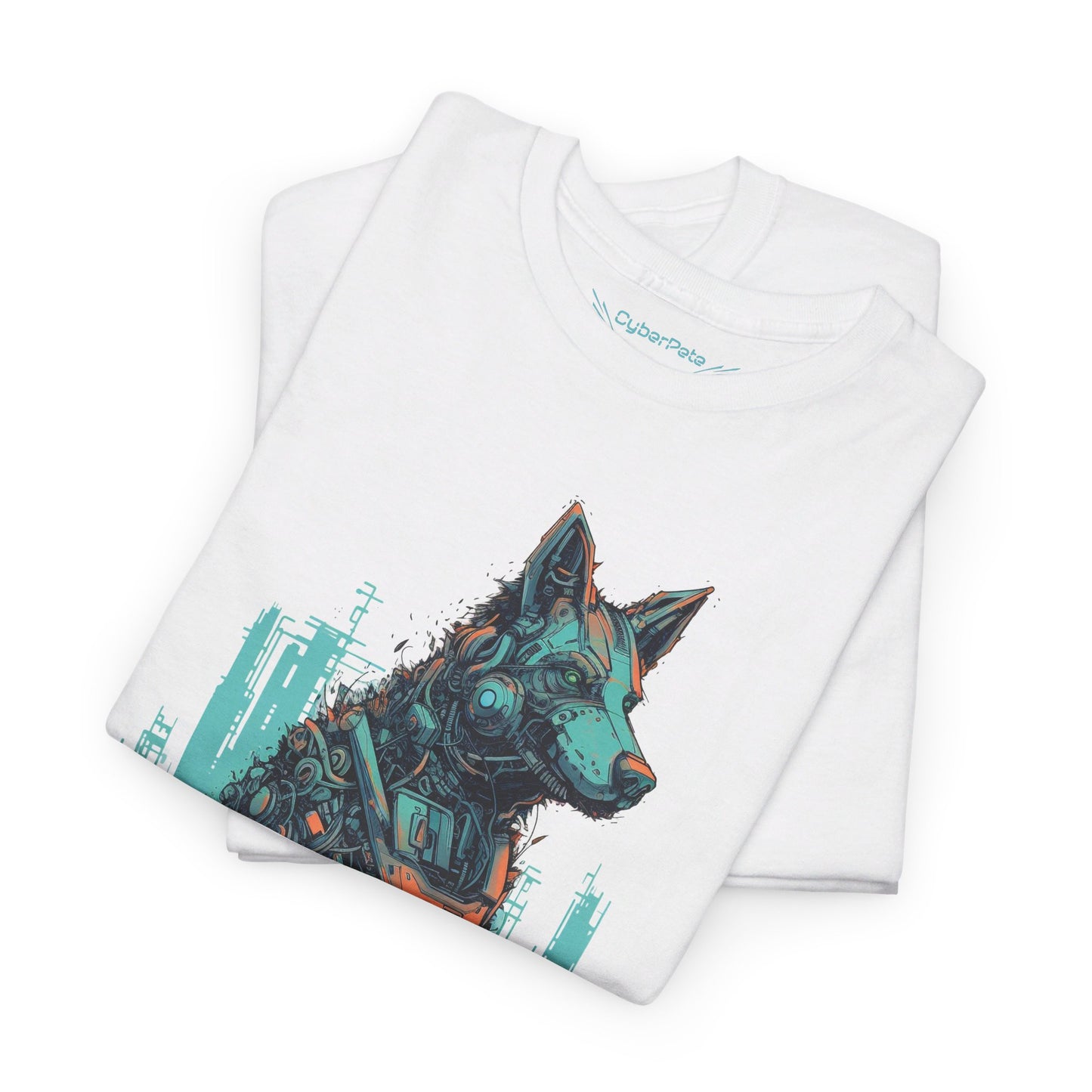 Roboter Schäferhund T-Shirt | T-Shirt für Sci-Fi Fans und Hundeliebhaber