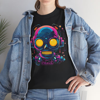 Retro Roboter T-Shirt | T-Shirt für Retrowave Fans