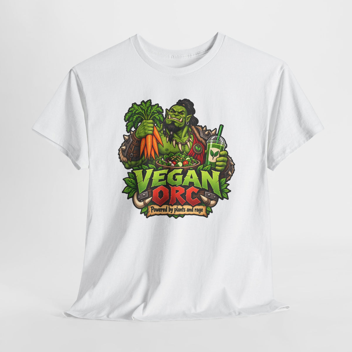 Vegan Orc T-Shirt | Geschenk für Veganer und Kraftsportler