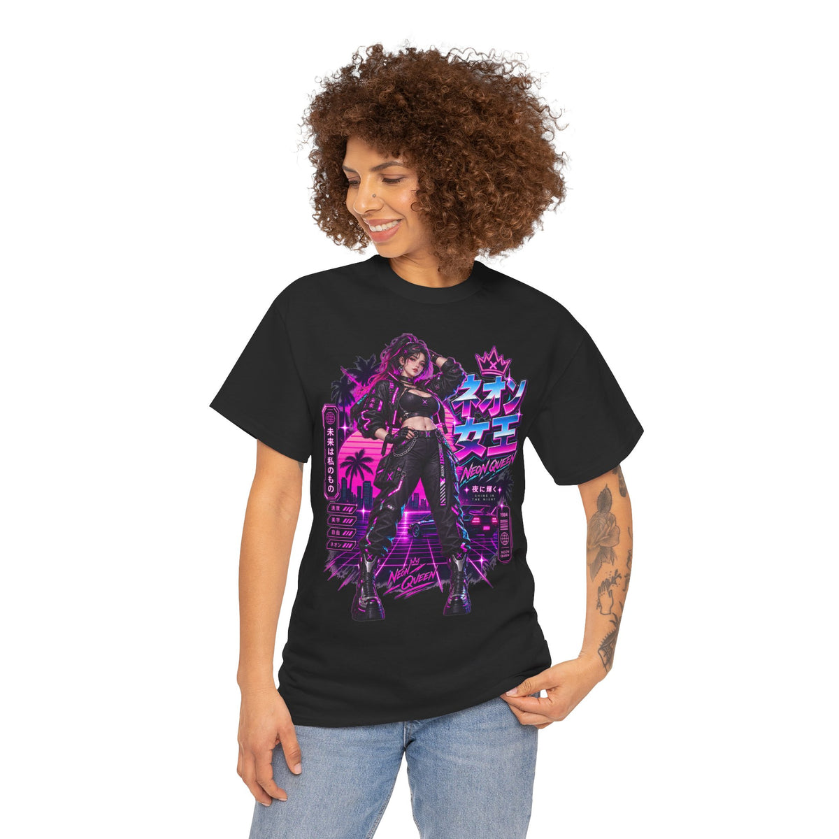 Neon Queen 1984 T-Shirt | 80er-Geschenk für Synthwave-Fans