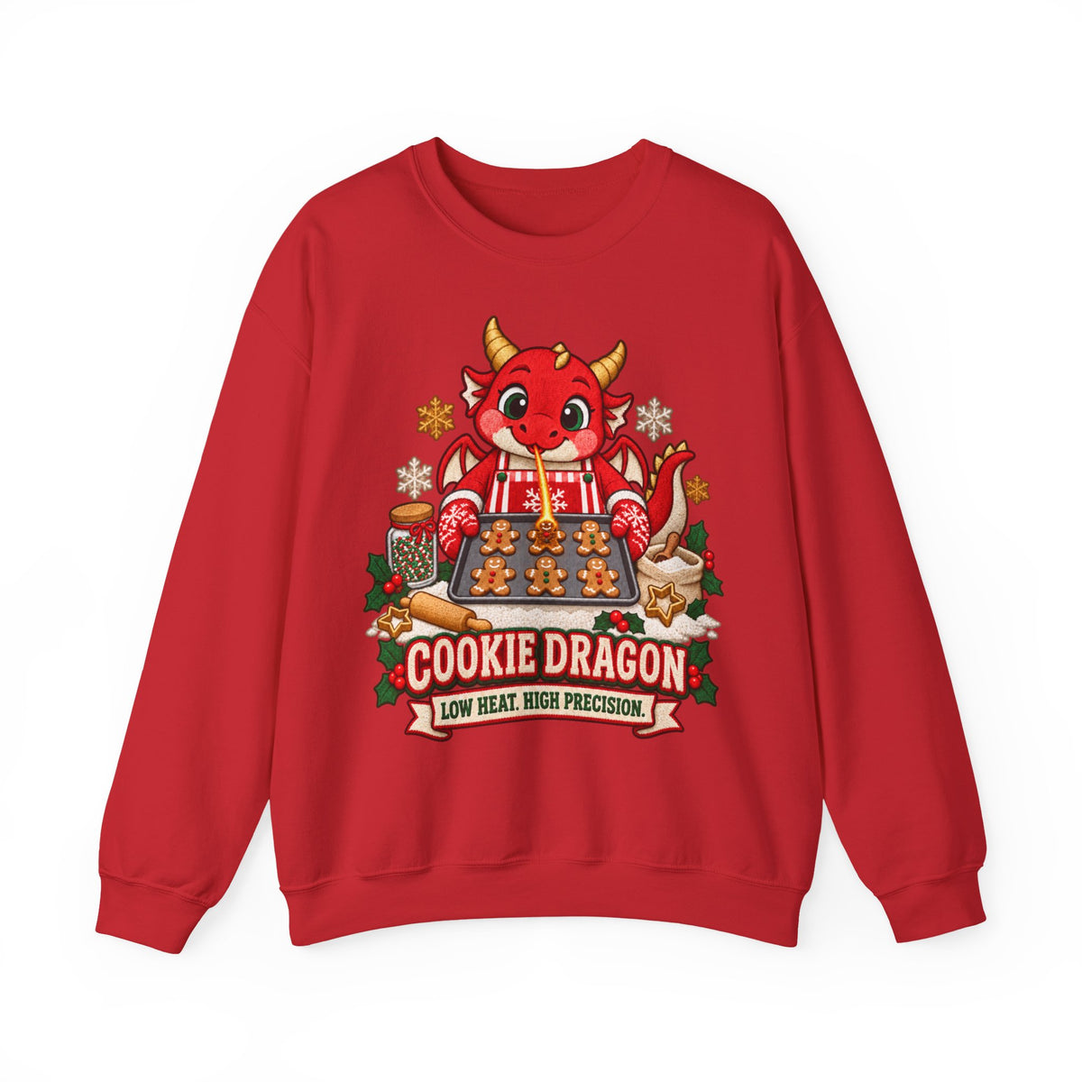 Cookie Dragon Weihnachtspullover | Geschenk für Hobbybäcker