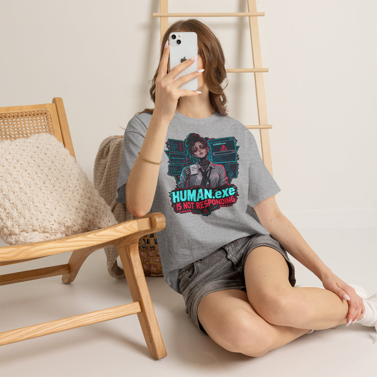 HUMAN.exe T-Shirt | Lustiges Geschenk für Büro und Kollegen