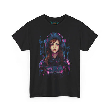 Cyber Girl T-Shirt | T-Shirt für Gamer und Cyberpunk Fans