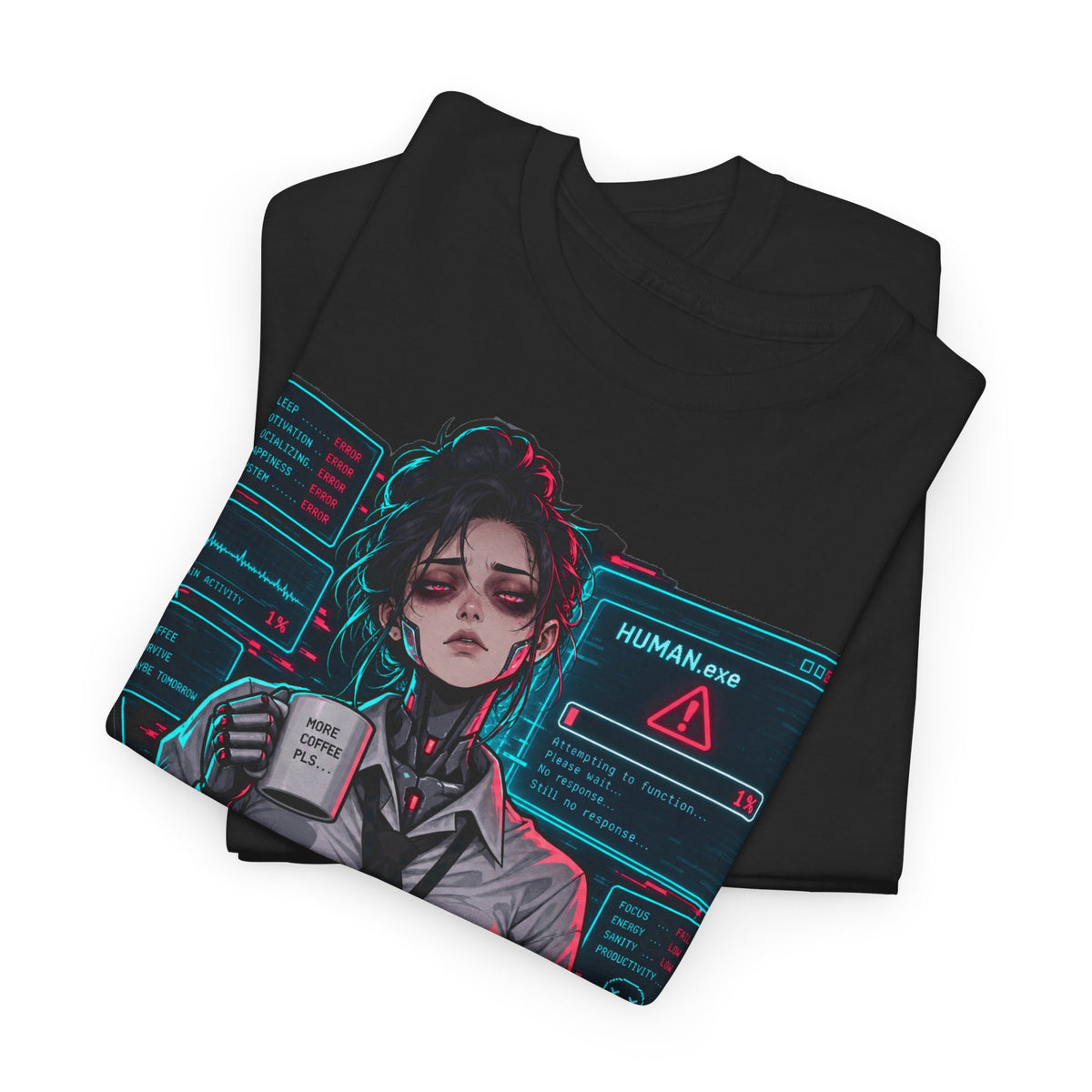 HUMAN.exe T-Shirt | Lustiges Geschenk für Büro und Kollegen